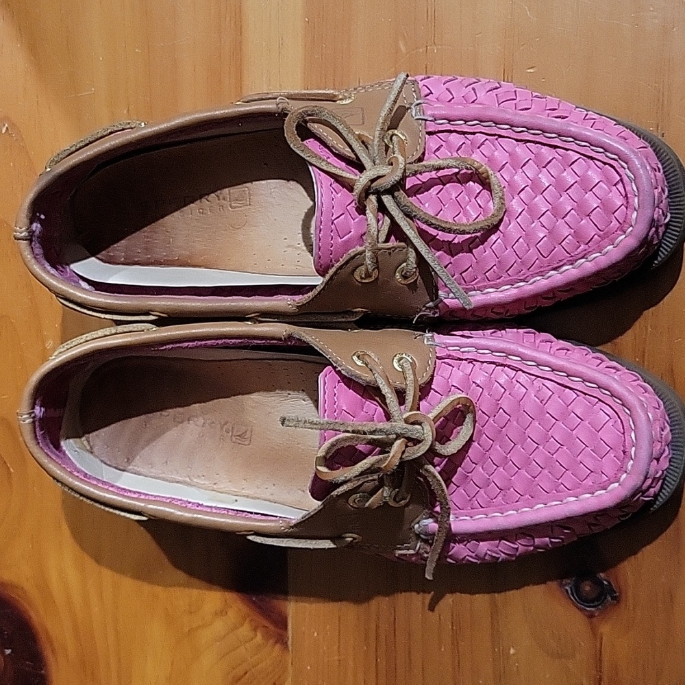 Stylish Pink and Tan Women's Loafers